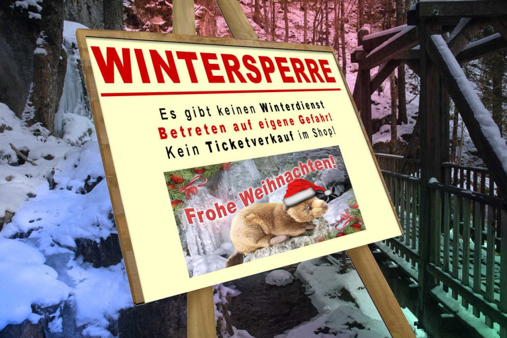 Myrafälle Wintersperre