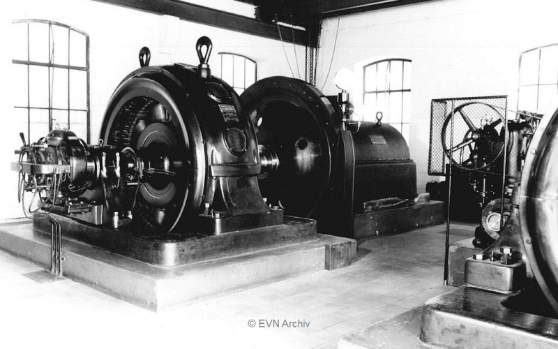 Turbine | © EVN Archiv Themenstation 1.) Wasserkraft