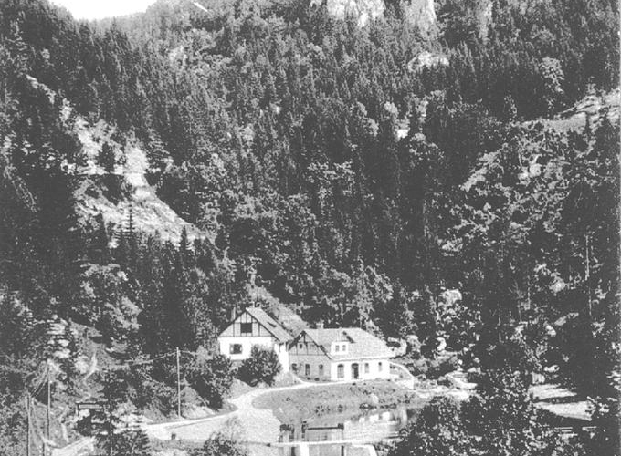 Elektrizitätswerk Muggendorf am Myrafall | © EVN Archiv Themenstation 1.) Wasserkraft